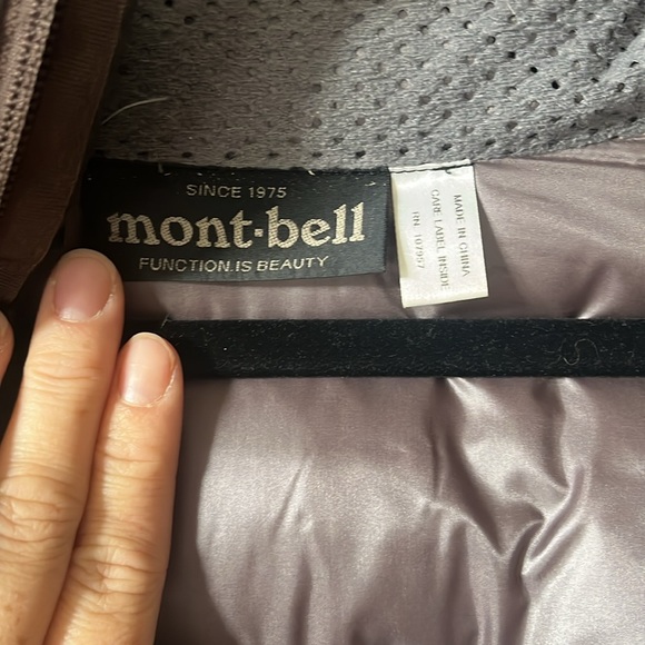 Mont Bell Brown Hooded Puffer Jacket - Picture 3 of 6